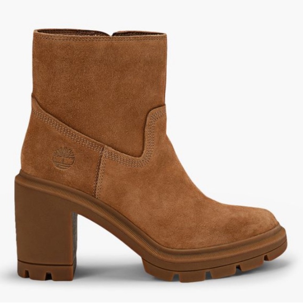 Women's Allington Heights Mid Zip Boot
6.5. Color; Rust suede.